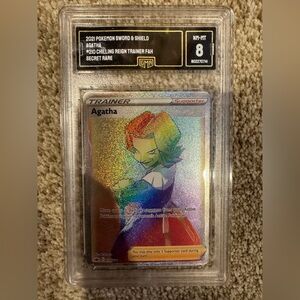 Pokemon Sword & Shield Agatha Trainer Card